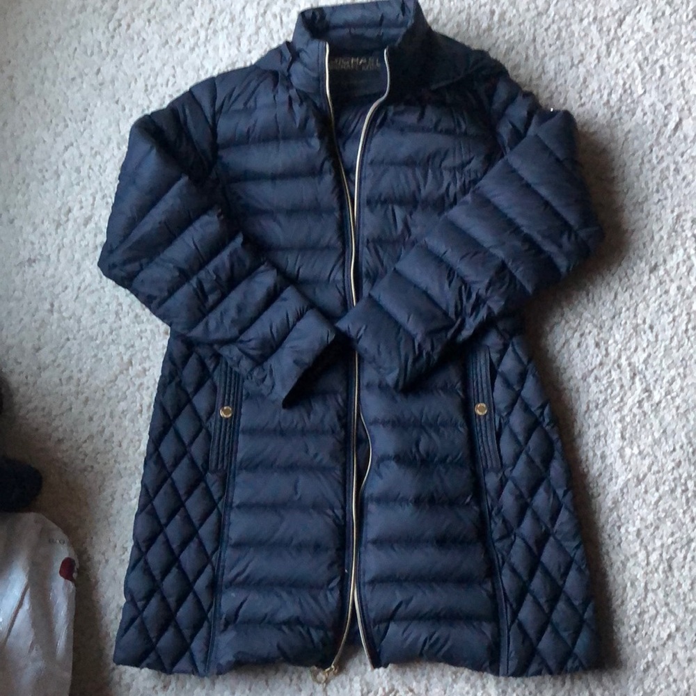 MICHAEL Michael Kors Navy Blue Large Coat
